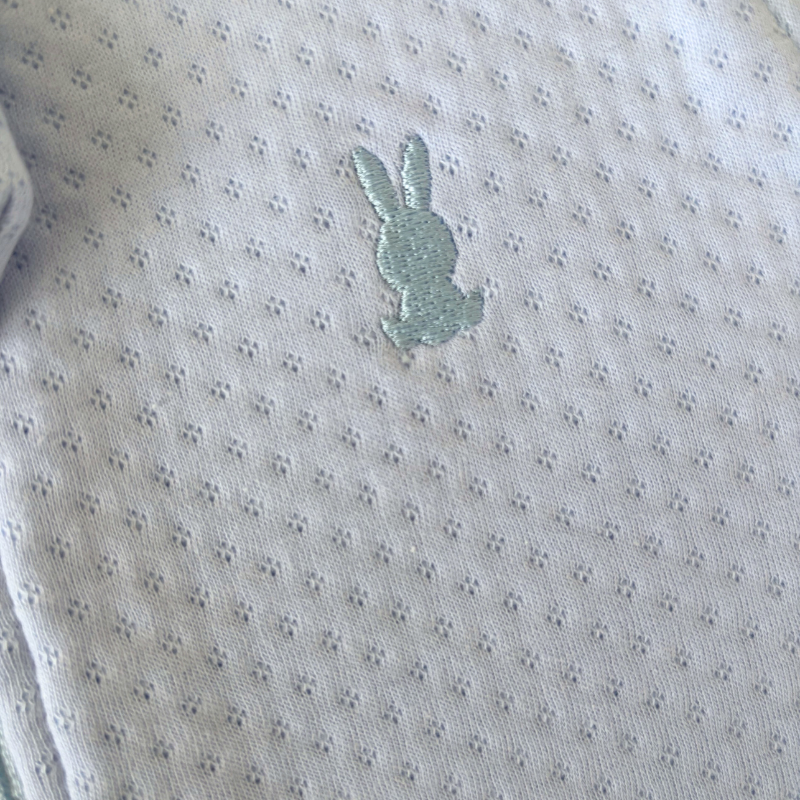 SACO DE DORMIR BEBÉ MEDIA ESTACIÓN: BABY BUNNY SKY BLUE - Imagen 4