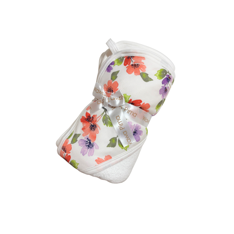 TOALLA BEBÉ «FLOWERS» - Imagen 2