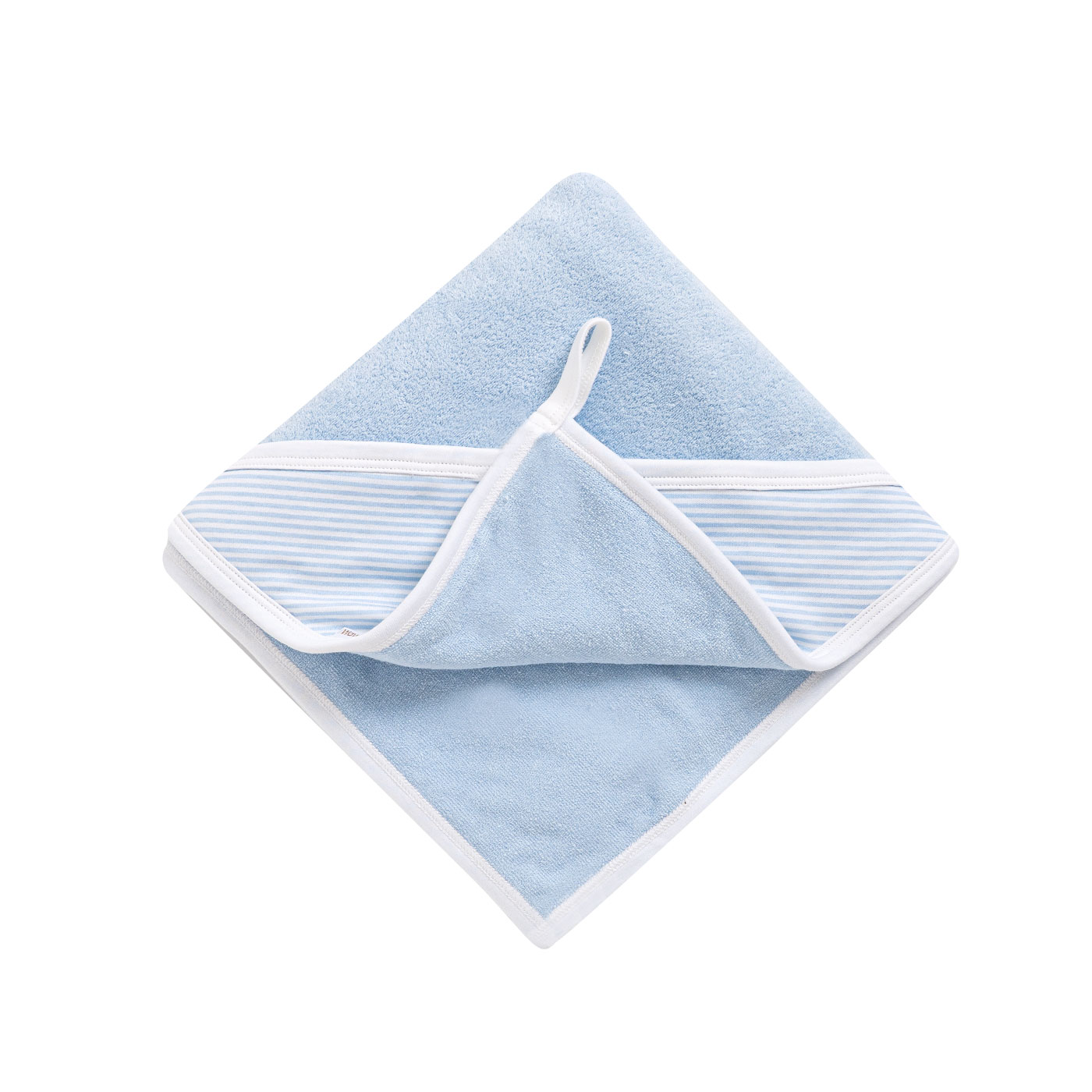 TOALLA BEBÉ «LISTADO CELESTE» - Imagen 2