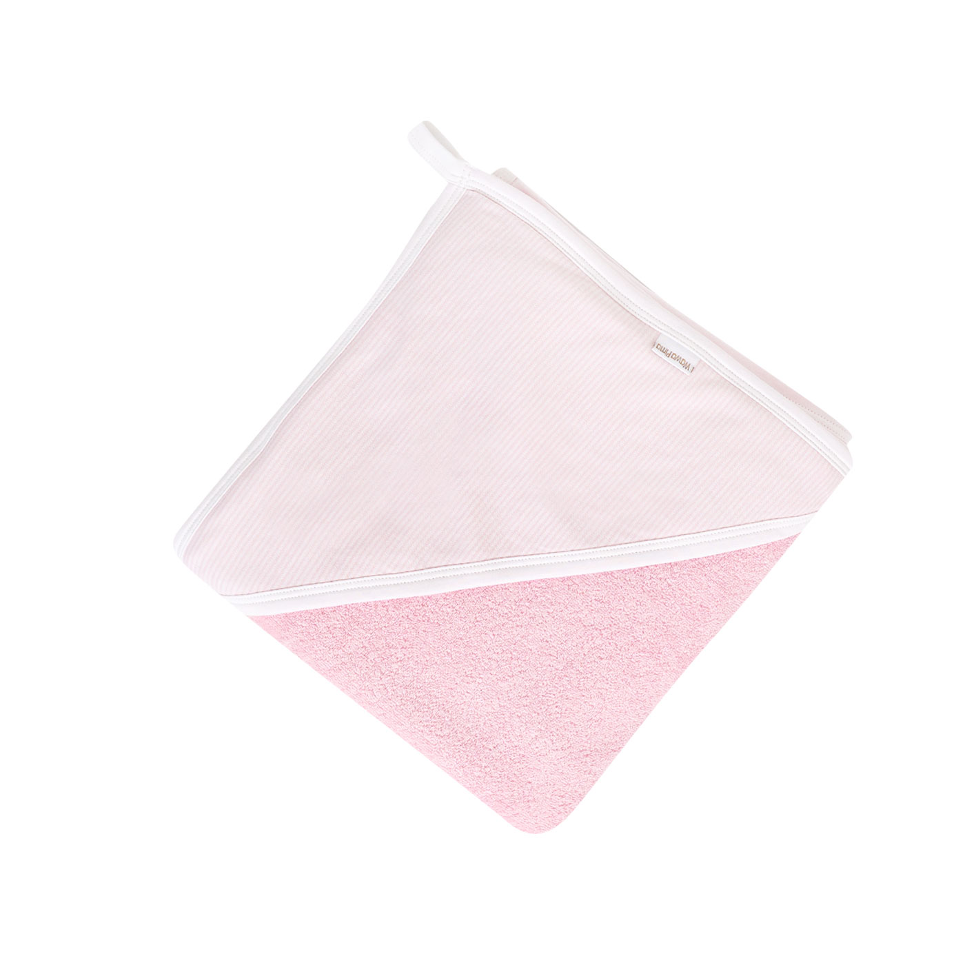 TOALLA BEBÉ «LISTADO ROSA»