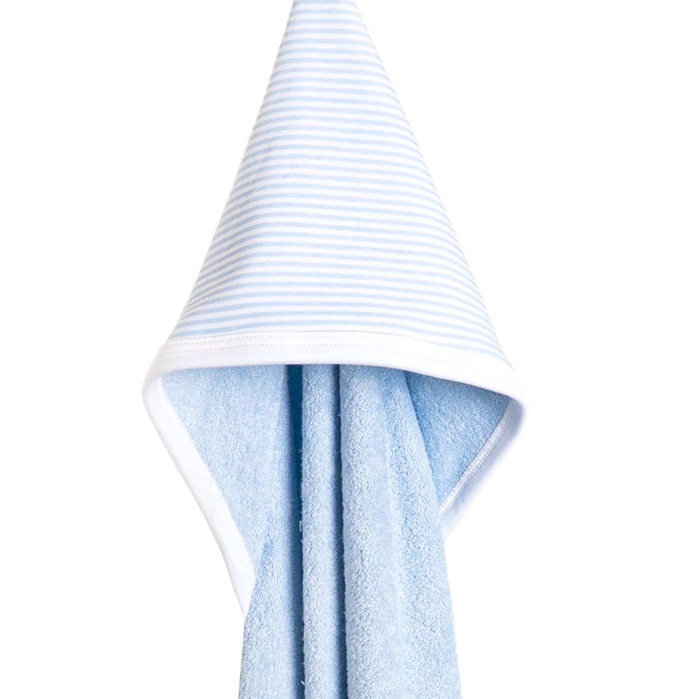 TOALLA BEBÉ «LISTADO CELESTE» - Imagen 3