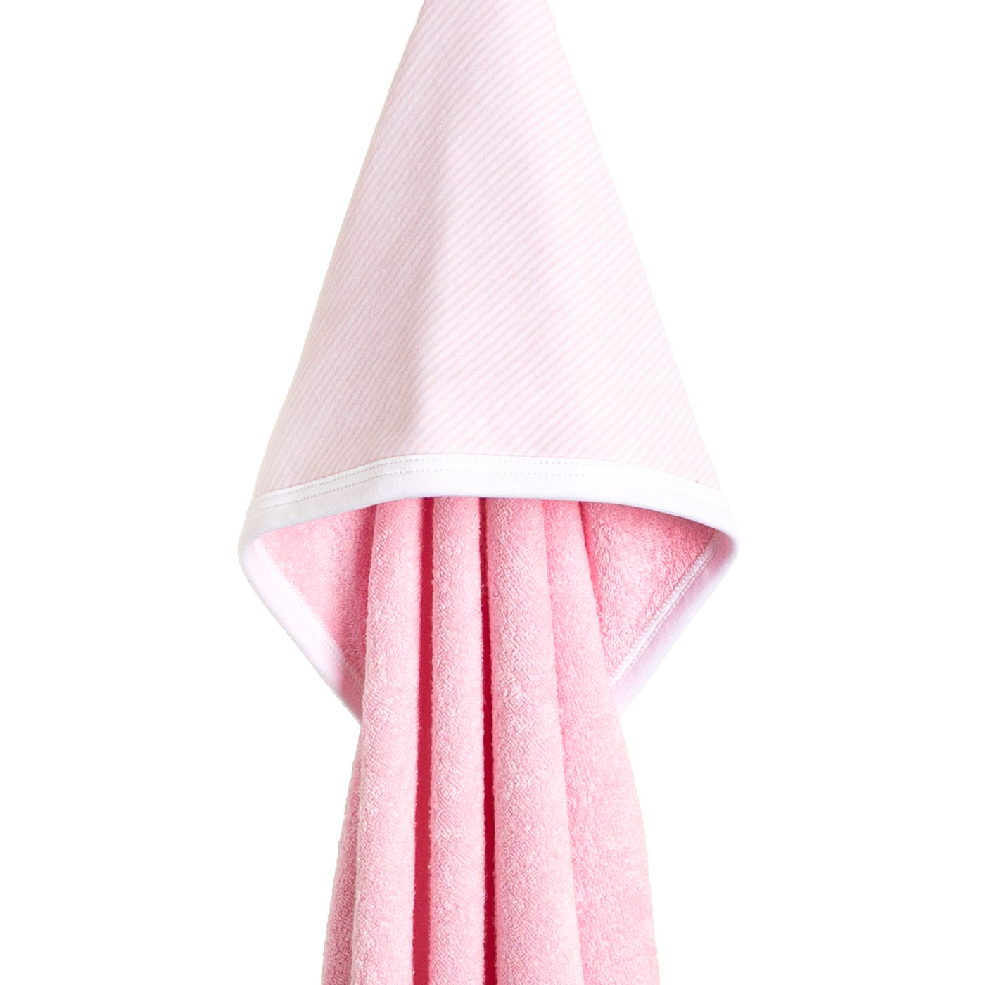 TOALLA BEBÉ «LISTADO ROSA» - Imagen 3