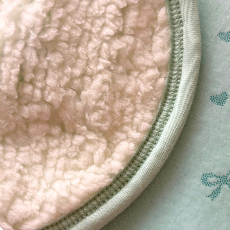 MANTA DE INVIERNO BEBÉ «BABY RABBIT GREEN» - Imagen 3