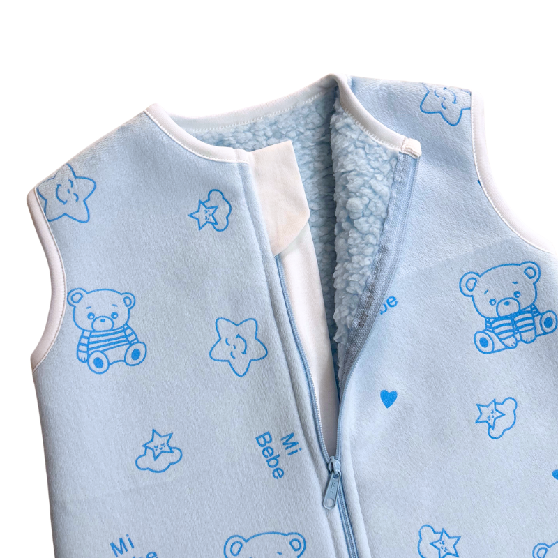SACO DE DORMIR BEBÉ INVIERNO: BABY BEAR SKYBLUE - Imagen 2