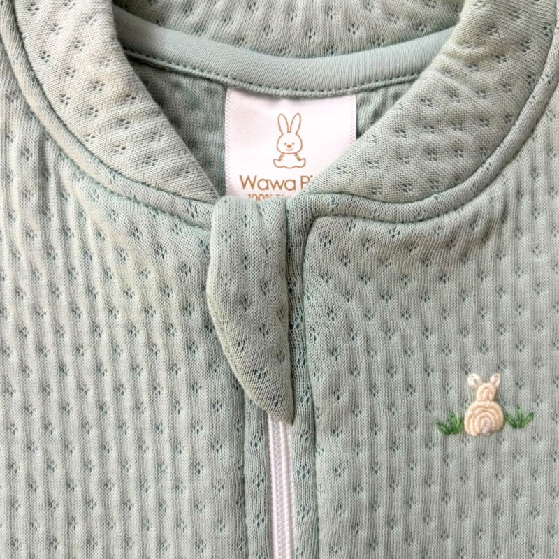 PIJAMA JACQUARD CONEJO GREEN - Imagen 2